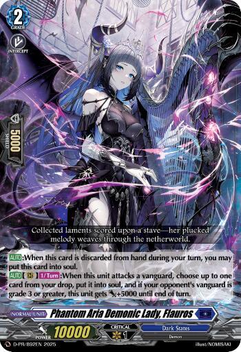 D-PR/892EN Phantom Aria Demonic Lady, Flauros PR Dseries