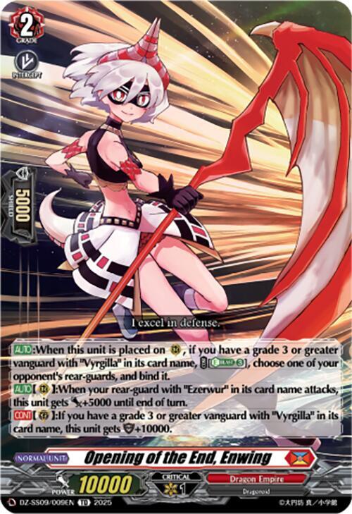 DZ-SS09/009EN Opening of the End, Enwing TD Yuubies