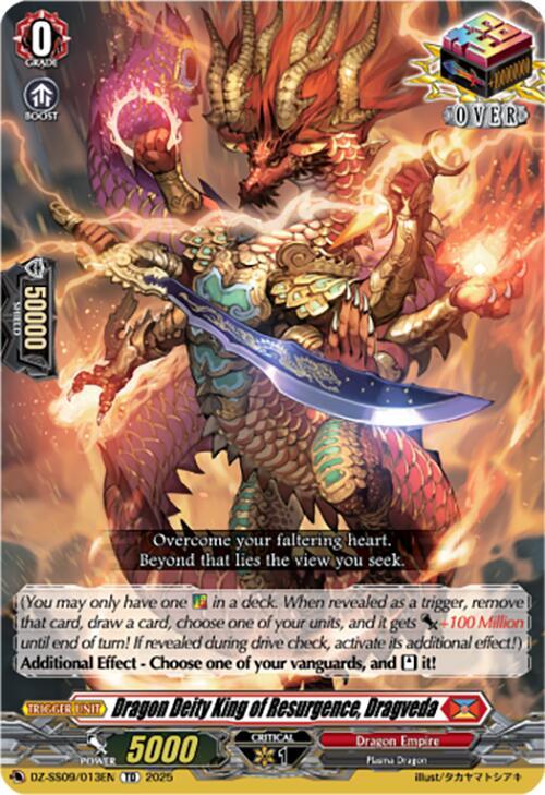 DZ-SS09/013EN Dragon Deity King of Resurgence, Dragveda TD Dseries