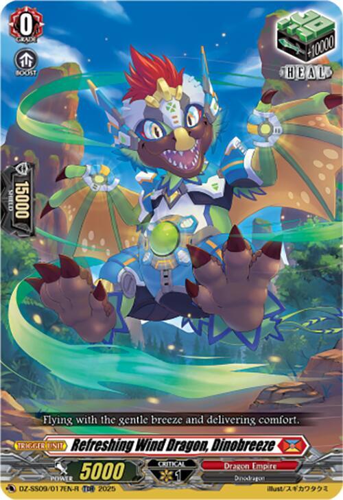 DZ-SS09/017EN-R Refreshing Wind Dragon, Dinobreeze TDR Yuubies