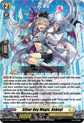 D-PR/1086EN Silver Key Magic, Kekeyl PR Dseries
