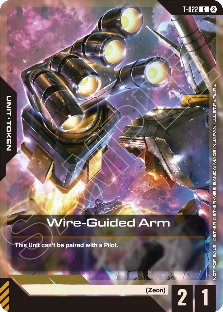 T-022/Wire-Guided Arm C Gundam Promo