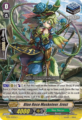 BT14/102EN Blue Rose Musketeer, Ernst C