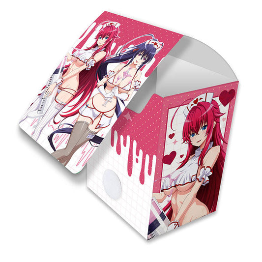 High School D x D HERO New Illustration Deck Case (Rias Gremory & Akeno Himejima / White Nurse) deckbox