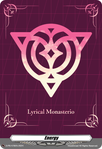 D-PR/479EN Energy (Lyrical Monasterio) PR Dseries