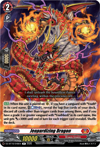 DZ-BT16/048EN Jeopardizing Dragon R DZBT16