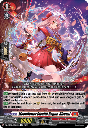 DZ-BT16/050EN Moonflower Stealth Rogue, Rivesal R DZBT16