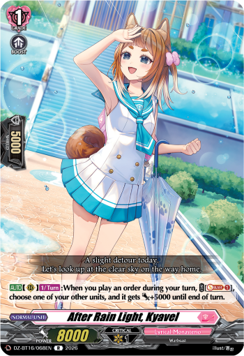 DZ-BT16/068EN After Rain Light, Kyavel R DZBT16