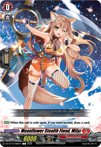 DZ-BT16/080EN Moonflower Stealth Fiend, Milyz C DZBT16