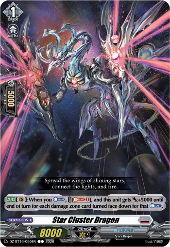 DZ-BT16/095EN Star Cluster Dragon C DZBT16