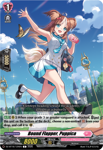 DZ-BT16/124EN Bound Flapper, Puppica C DZBT16