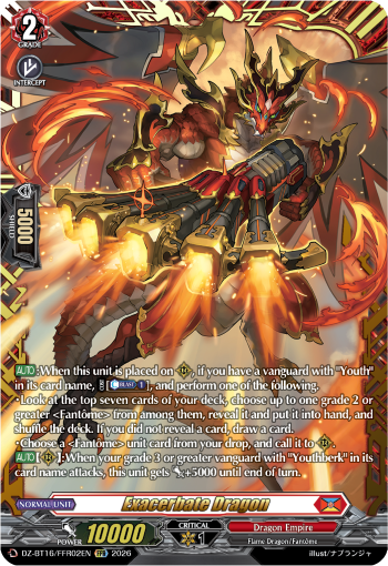 DZ-BT16/FFR02EN Exacerbate Dragon FFR DZBT16