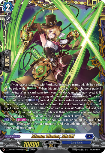 DZ-BT16/FFR06EN Steam Blader, Shrikt FFR DZBT16