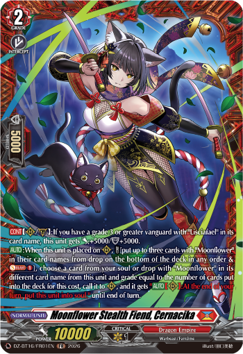 DZ-BT16/FR01EN Moonflower Stealth Fiend, Cernacika FR DZBT16