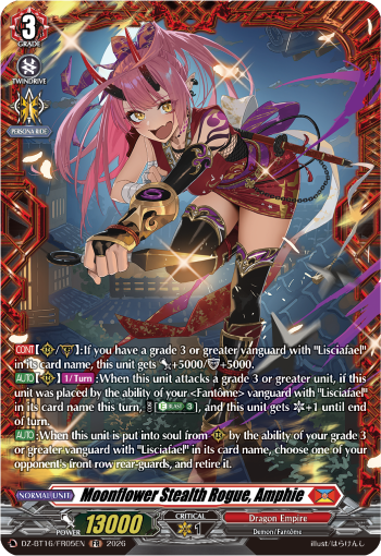 DZ-BT16/FR05EN Moonflower Stealth Rogue, Amphie FR DZBT16