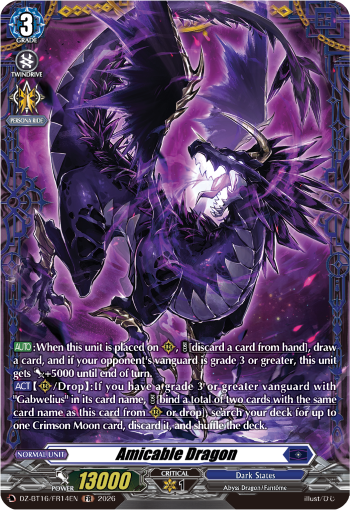 DZ-BT16/FR14EN Amicable Dragon FR DZBT16