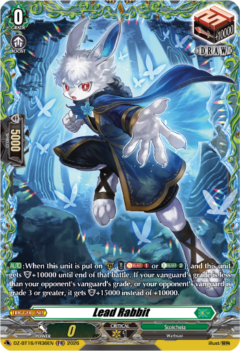 DZ-BT16/FR36EN Lead Rabbit FR DZBT16
