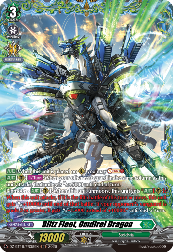 DZ-BT16/FR38EN Blitz Fleet, Omdirei Dragon FR DZBT16