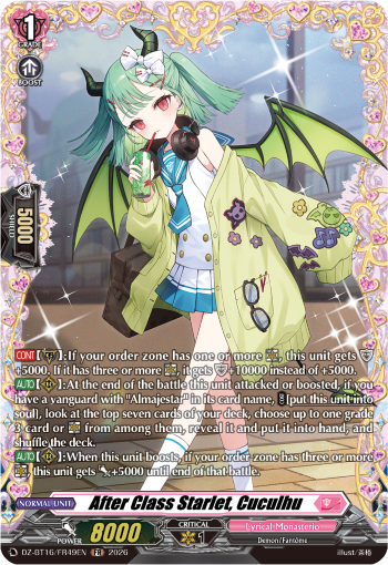 DZ-BT16/FR49EN After Class Starlet, Cuculhu FR DZBT16