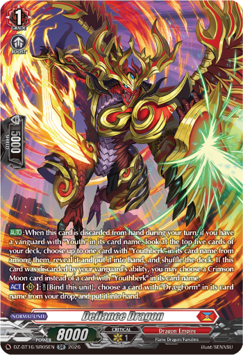 DZ-BT16/SR05EN Defiance Dragon SR DZBT16