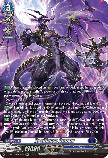 DZ-BT16/SR09EN Resilience Dragon SR DZBT16