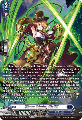 DZ-BT16/SR10EN Steam Blader, Shrikt SR DZBT16