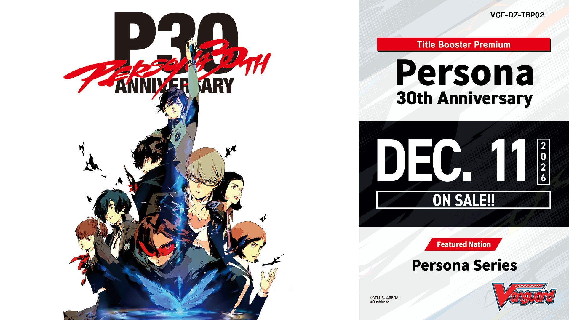 VGE-DZ-TBP02 Persona 30th Anniversary Booster Case PreorderCFV
