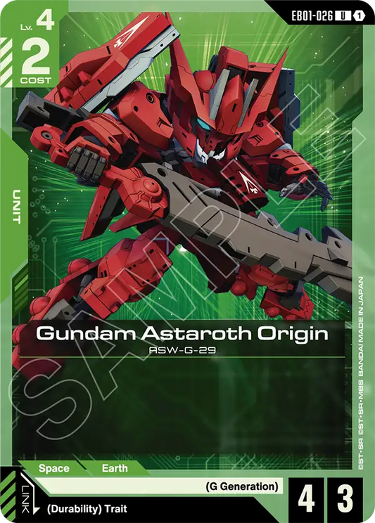 EB01-026/Gundam Astaroth Origin U EB01