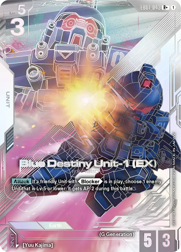 EB01-043/Blue Destiny Unit-1 (EX) R+