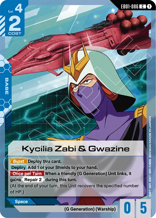 EB01-086/Kycilia Zabi & Gwazine C