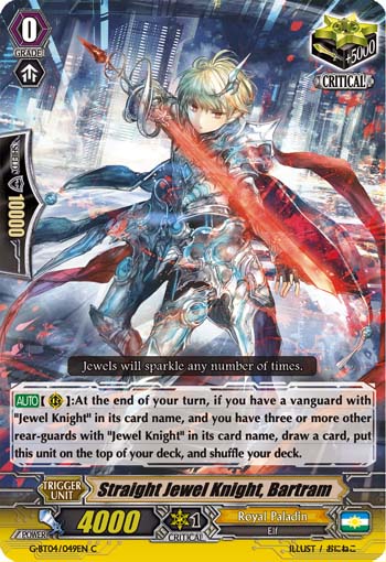 G-BT04/049EN Straight Jewel Knight, Bartram C