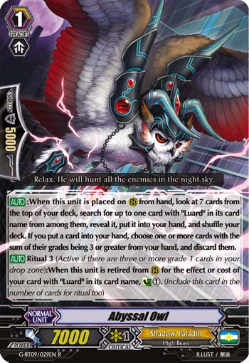 G-BT09/029EN Abyssal Owl R