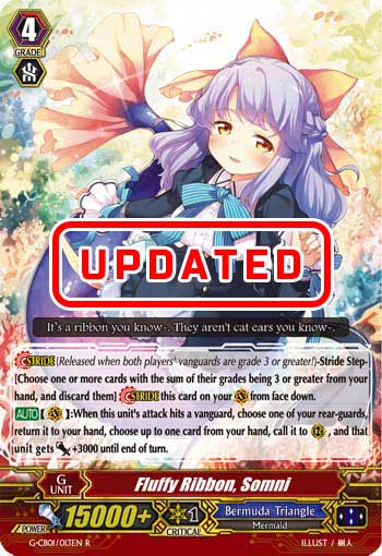 G-CB01/013EN Fluffy Ribbon, Somni RR Foil