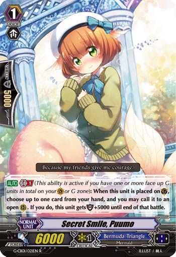 G-CB01/021EN Secret Smile, Puumo RR Foil