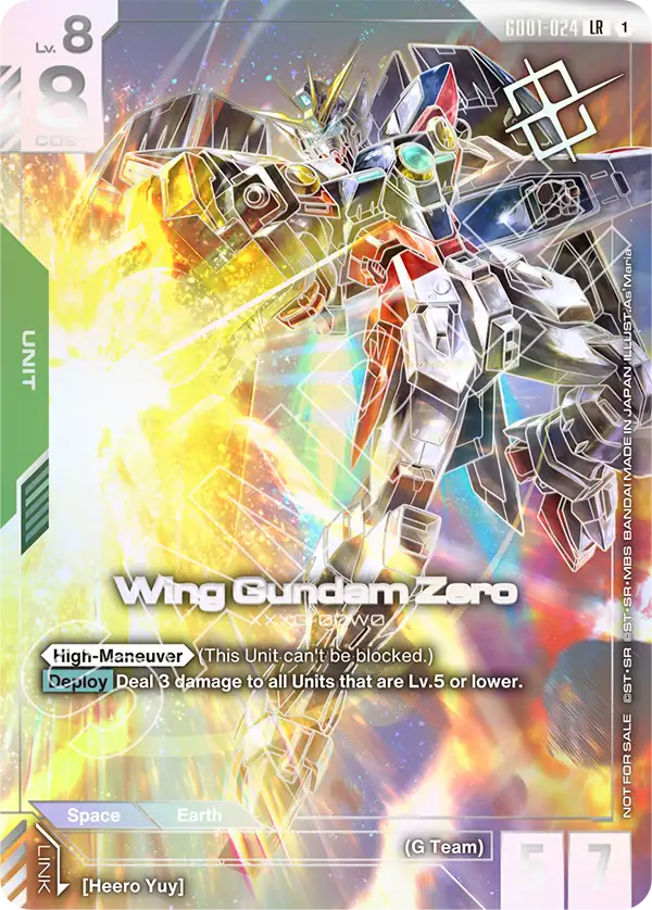 GD01-024/Wing Gundam Zero LR Gundam Promo