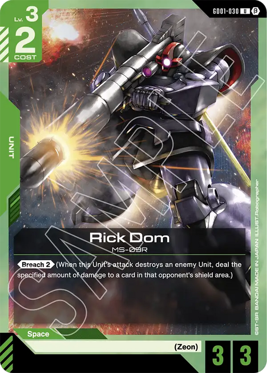 GD01-030/Rick Dom U Gundam Beta