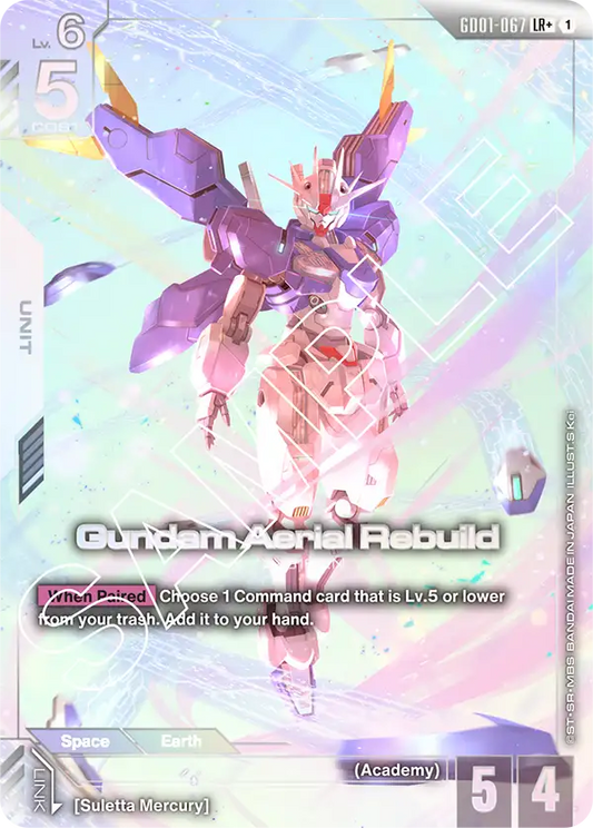 GD01-067/Gundam Aerial Rebuild LR+ GD01