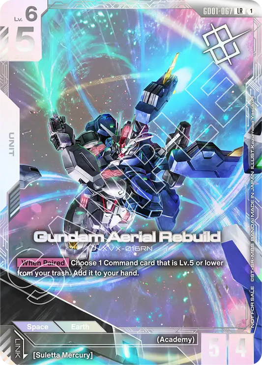 GD01-067/Gundam Aerial Rebuild LR Gundam Promo