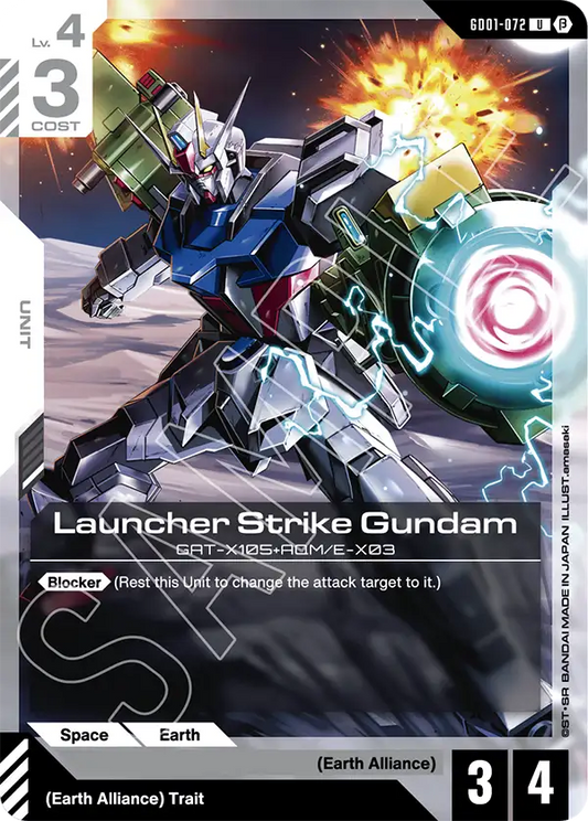 GD01-072/Launcher Strike Gundam U Gundam Beta