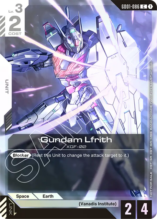 GD01-086/Gundam Lfrith C Gundam Promo