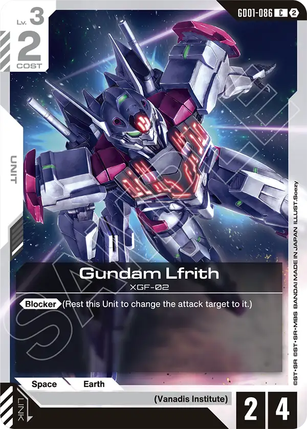 GD01-086/Gundam Lfrith C SC01
