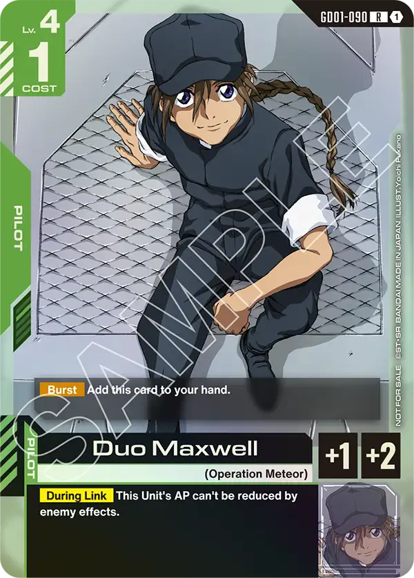 GD01-090/Duo Maxwell R Gundam Promo