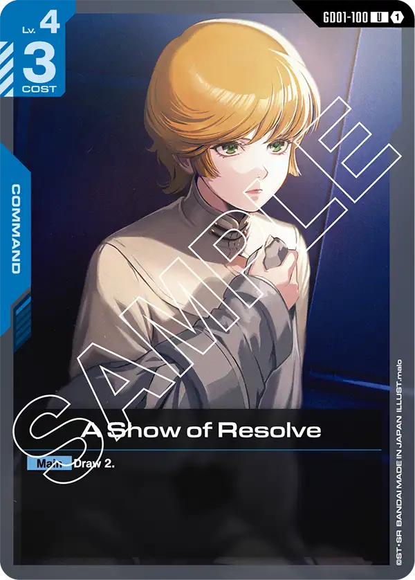 GD01-100/A Show of Resolve U