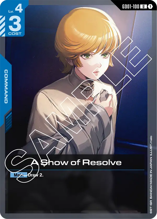 GD01-100/A Show of Resolve U GD01