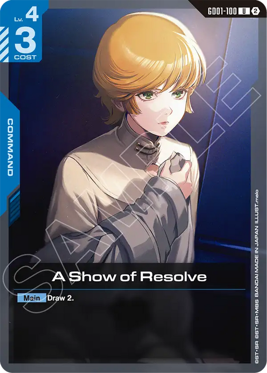 GD01-100/A Show of Resolve U SC01