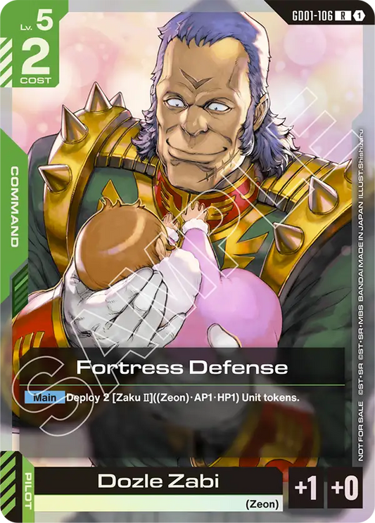 GD01-106/Fortress Defense R Gundam Promo