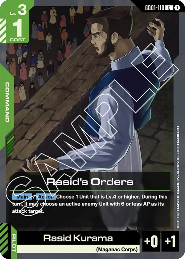 GD01-110/Rasid's Orders C GD01
