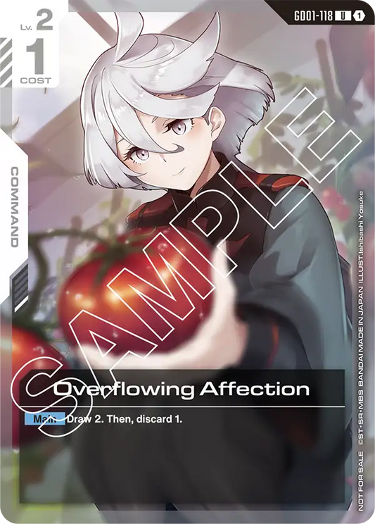 GD01-118/Overflowing Affection U Gundam Promo
