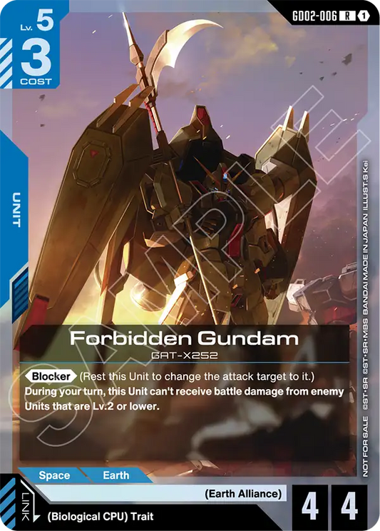 GD02-006/Forbidden Gundam R Gundam Promo