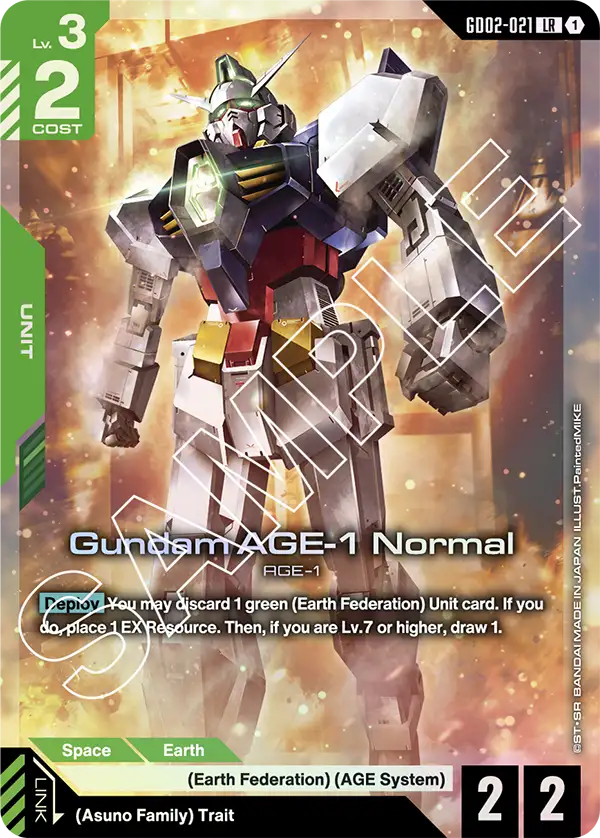 GD02-021/Gundam AGE-1 Normal LR GD02